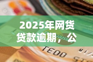2025年网货贷款逾期，公布5个714网贷平台大全