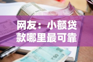 网友：小额贷款哪里最可靠？求介绍几款大型贷款平台