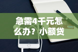 急需4千元怎么办?小额贷款哪里最可靠试试这8个无门槛平台 急需4千元怎么办?小额贷款哪里最可靠试试这8个无门槛平台