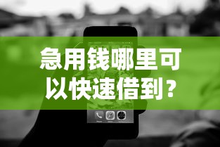 急用钱哪里可以快速借到？十个逾期也不怕的不看征信无视黑白百分百下款网贷口子