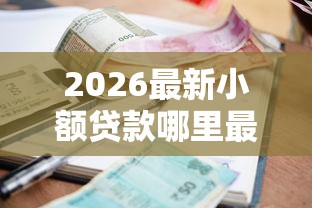 2026最新小额贷款哪里最可靠，总结十个贷款平台排行！