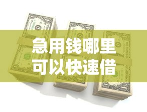 急用钱哪里可以快速借到？这8个放水口子值得一试