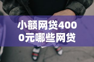 小额网贷4000元哪些网贷平台容易贷款，小额贷款哪里最可靠的5个平台介绍