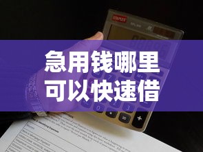 急用钱哪里可以快速借到就选这6个20000元2025买会员有额度的口子