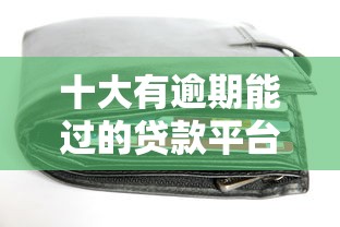 十大有逾期能过的贷款平台盘点，解决急用钱哪里可以快速借到的问题
