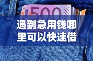 遇到急用钱哪里可以快速借到怎么办？或可尝试这7个黑户口子找不到下载