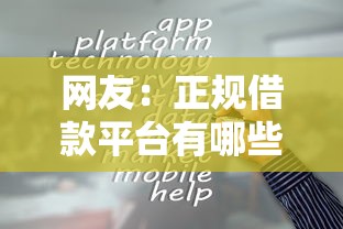 网友：正规借款平台有哪些？求介绍几款容易借钱的平台