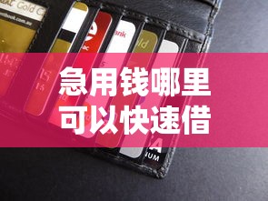 急用钱哪里可以快速借到就选这8个3000元20岁贷款平台