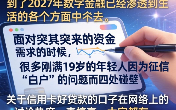 信用卡好贷款的口子，筛选五个19岁贷款容易过审批的平台