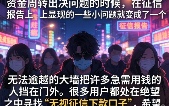 无视征信下款的口子，热忱推荐5个轻松贷10万的口子