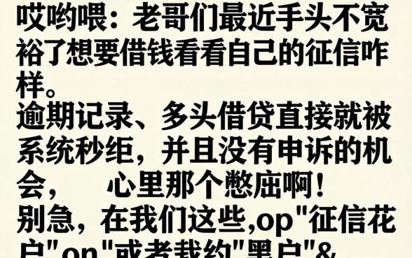 贷黑户口子被秒拒，详尽说明5个无视黑白无视征信申请就下款的软件
