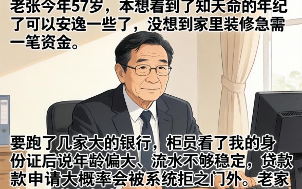 57岁能贷款几年，倾情分享5个不查流水的小额度贷款口子