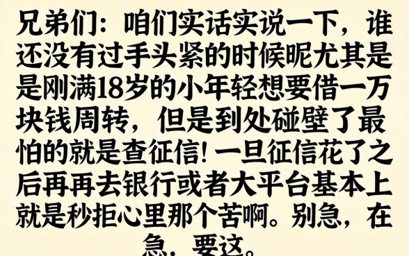 18岁想贷款一万，枚举5个黑户下款app
