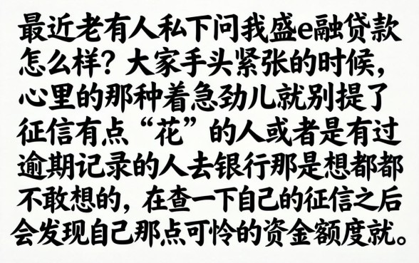 盛e融贷款可靠吗，罗列5个征信瑕疵也能借网贷轻松下款的平台