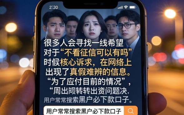 不看征信的平台有吗，规整5个黑户下款平台