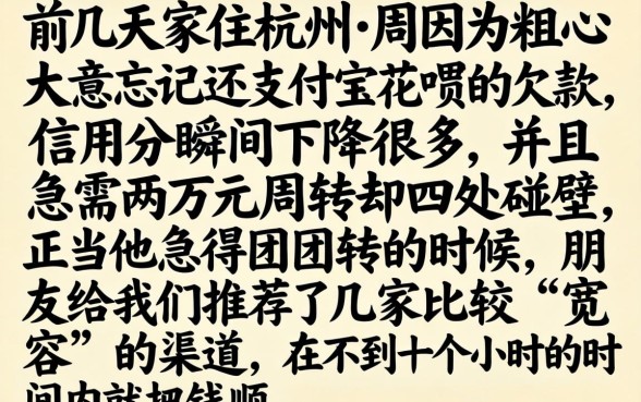好下的口子2026，深入剖析五个支付宝花呗逾期万元快速贷款平台