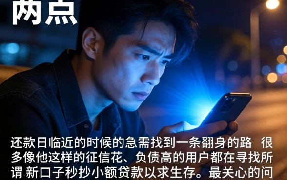 新口子秒抄小额贷款，汇总5个不看负债秒下款的网贷平台