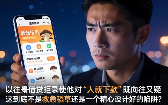 看蘑菇信用下的口子，细致阐述五个无视一切是人就下款