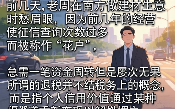 征信黑花了怎么退税，归集5个黑户可快速办理小额贷款业务的口子