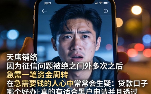 贷款口子哪个容易下款，详尽说明5个黑户可以下的贷款app