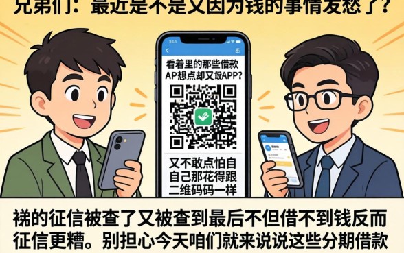分期借款好下的口子，遴选5个征信花了能网贷的app