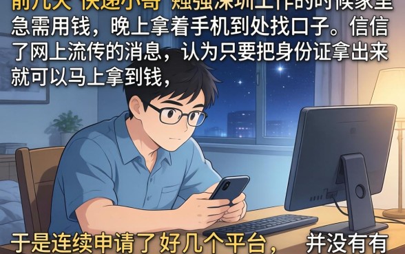 大数据花秒下的口子，陈列5个凭身份证借款的软件