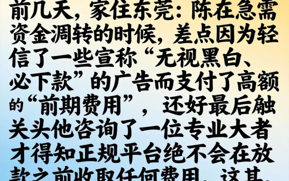 稳下款收前期的口子，筛选五个不查征信好下款的网贷app