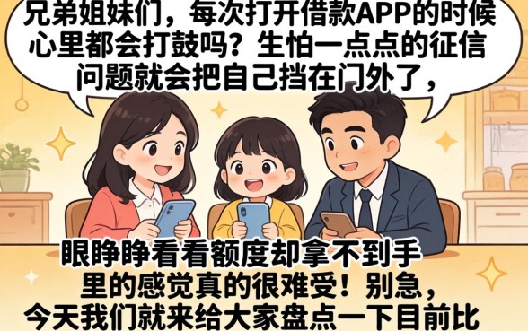 无视黑白的网贷口子，胪列五个值得信赖的借钱app