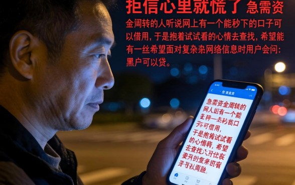 一千口子秒下的口子，细致阐述5个黑户0门槛贷款平台