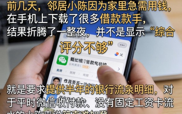 卡卡借款口子超市，整合5个不查流水的小额度贷款app