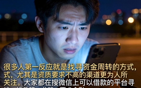 微信上能借款的平台，罗列五个新手机号容易下款的口子