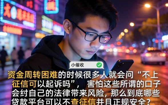 不上征信可诉讼吗，详细阐述五个周周到贷款相同系列的口子