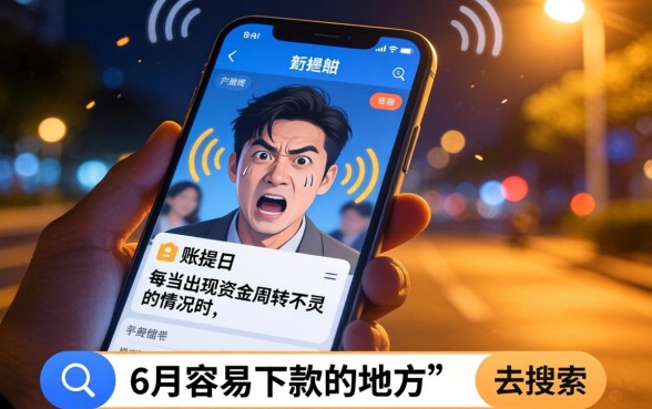 6月容易下款的口子，细致阐述五个无忧速借当天放款的口子