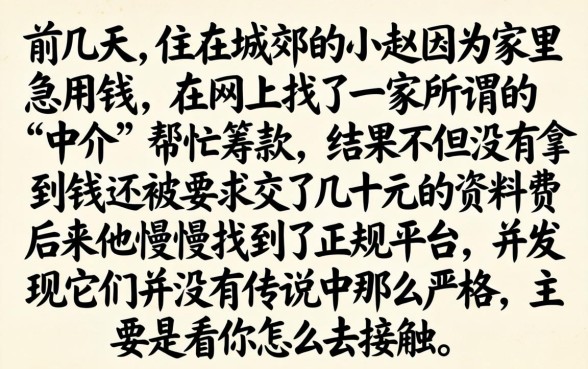 中介最新网黑花口子，详细阐述五个比较好的小额贷款口子
