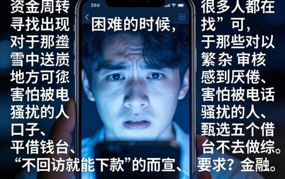 不回访能下款的口子，甄选五个借钱平台不看综合评估的软件