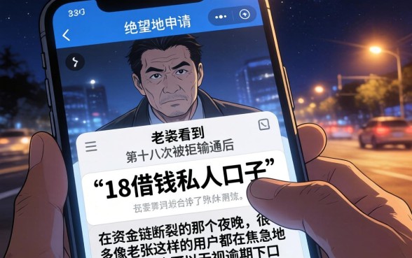 18借钱私人口子，揭秘5个高炮无视逾期能下的口子