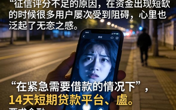 14天短期借款平台，胪列五个急用不求评分快借无忧的平台