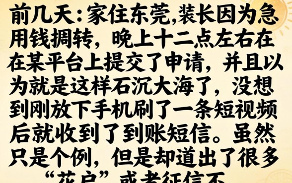 夜间黑户秒到的口子，汇整五个高炮口子秒下款
