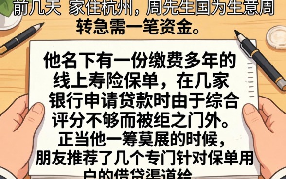线上寿险保单网贷口子，甄选5个借钱平台不看综合评估的平台