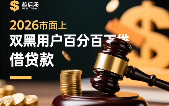 24年双黑用户百分百下款口子可信吗