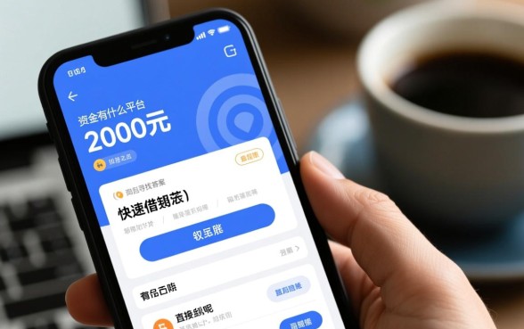 有没有什么平台能快速借2000元直接到账呢