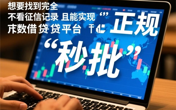 借钱平台不看征信能秒过吗