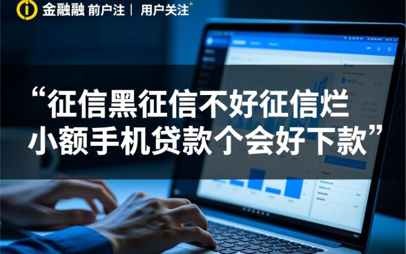 征信黑了小额手机贷款哪家好下款