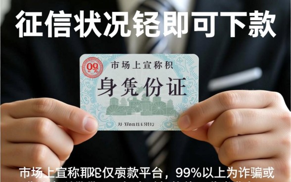 征信黑能凭身份证贷款吗,有哪些靠谱的平台 征信黑能凭身份证贷款吗