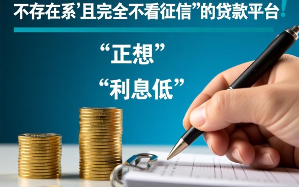 哪个贷款平台正规利息低,不看征信的贷款平台安全吗 不看征信的贷款平台安全吗