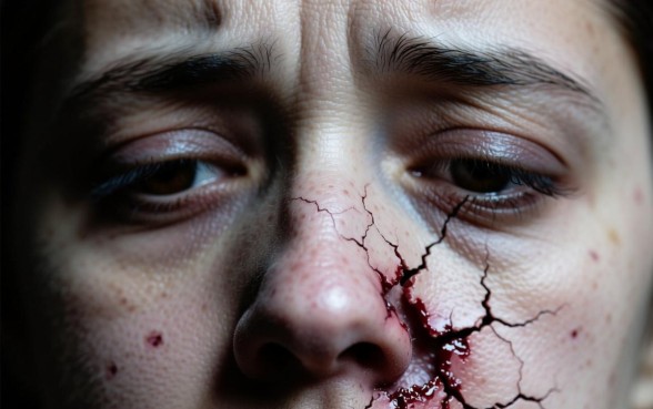 梦见鼻子下边的脸皮都开了一个口子是啥意思