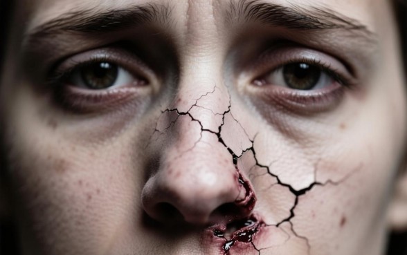 梦见鼻子下边的脸皮都开了一个口子是啥意思