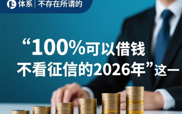 2026年不看征信怎么借钱?100%通过的平台在哪里申请? 2026年不看征信怎么借钱