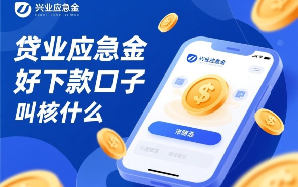 类似兴业应急金的贷款好下款的口子叫什么