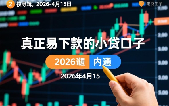 容易下款的小贷口子有哪些?2026年容易下款的小贷怎么申请? 2026年容易下款的小贷怎么申请